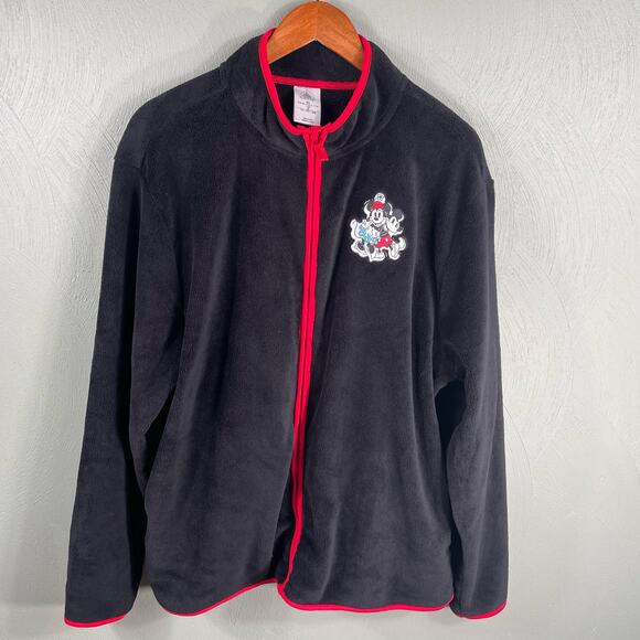 Disney Mickey & Minnie Mouse Fleece  Full Zip Sweater Jacket Size XXL - Picture 8 of 9